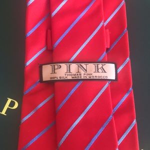 Thomas Pink silk tie made in morrocoo